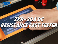 ZXR-20A DC Resistance Quick Tester พร้อม RS232 และอินเตอร์เฟซ USB