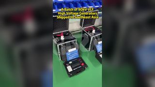 ชุดเครื่องกำเนิดไฟฟ้าแรงสูง VLF ขนาด 80kV จัดส่งไปยังเอเชียตะวันออกเฉียงใต้