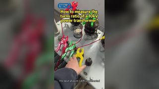 วิธีวัดอัตราส่วนรอบของกำลัง 10kV