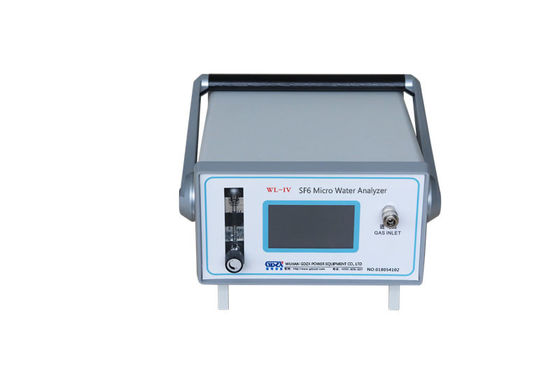 SF6 ความแม่นยำสูงไฮโกรมิเตอร์จุดน้ำค้าง AC 220V แหล่งจ่ายไฟโค้งแสดง
