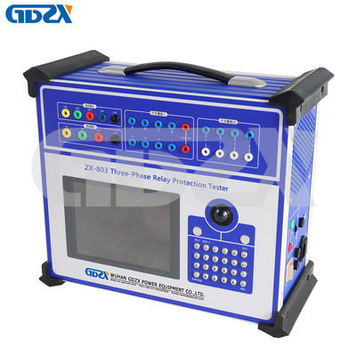 ZX-803 CE Certified Factory Direct Sale ZX-803 เครื่องทดสอบการป้องกันตัวเรเล่ของไมโครคอมพิวเตอร์พกพา